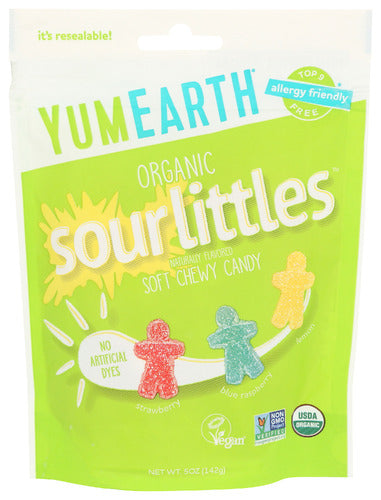 YUMEARTH CANDY SOUR ORGANIC LITTL - 5 OZ
