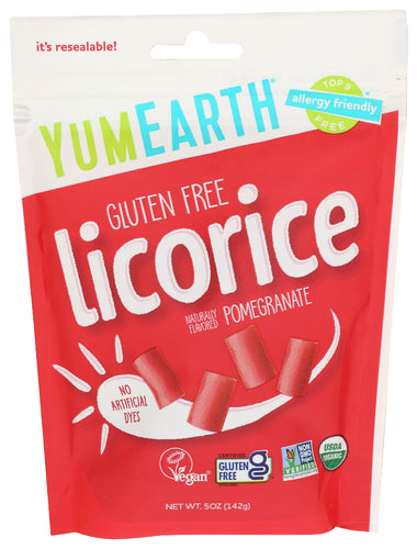 YUMEARTH LICORICE POMEGRANATE ORG - 5 OZ