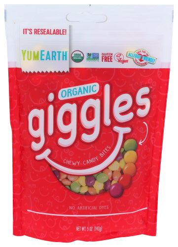 YUMEARTH CANDY GIGGLES ORG - 5 OZ