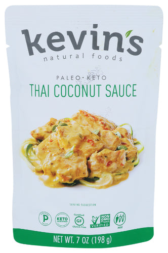 KEVINS NATURAL FOODS SAUCE COCONUT THAI - 7 OZ