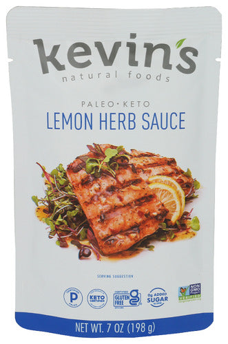 KEVINS NATURAL FOODS SAUCE LEMON HERB - 7 OZ