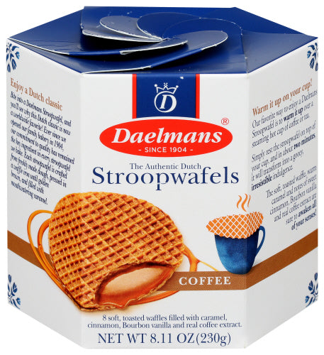 Daelmans 
Stroopwafels Coffee Hex, 8.11 OZ.