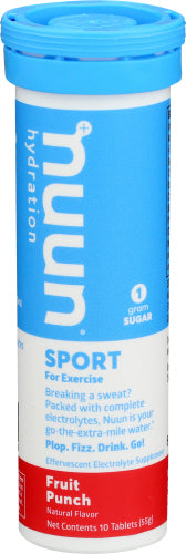 Nuun Sport Fruit Punch, 10 TB.