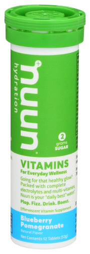 Nuun Vitamin Blubry Pmgrnt, 12 TB.