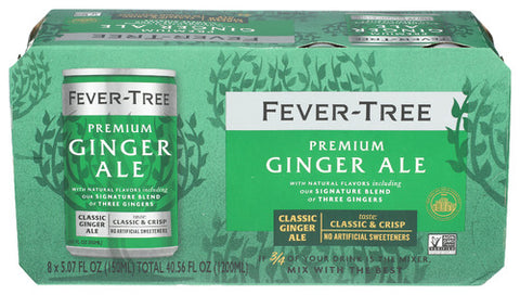 FEVER TREE SODA 8PK GINGER ALE - 40.56 FO