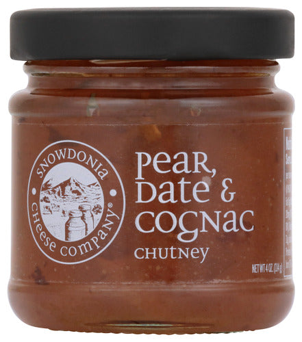 SNOW DONIA CHUTNEY PEAR DATE COGNAC - 4 OZ
