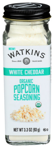 WATKINS POPCORN WHITE CHEDDER - 3.3 OZ