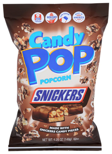 Cookie Pop Popcorn 
Popcorn Snickers, 5.25 OZ.