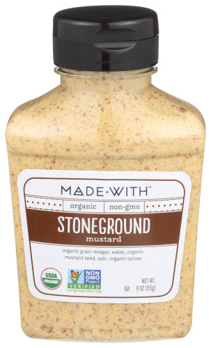 MADE WITH MUSTARD STONEGROUND ORG - 9 OZ