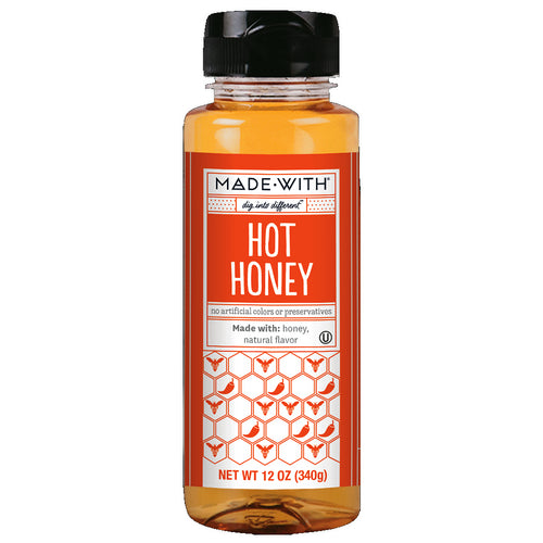 MADE WITH HONEY HOT - 12 OZ