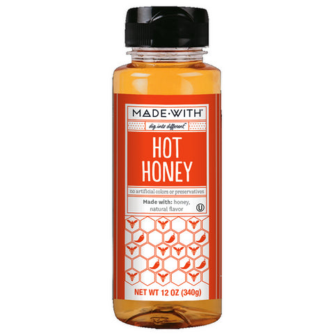 MADE WITH HONEY HOT - 12 OZ