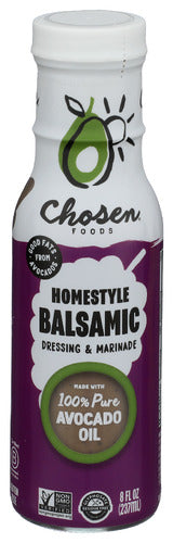 Chosen Foods
Dressing Balsamic Hmstyl, 8 OZ.