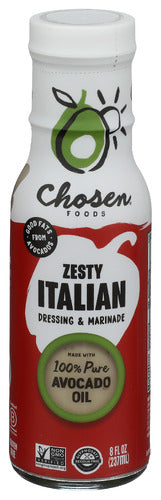 Chosen Foods
Dressing Italian Zesty, 8 OZ.