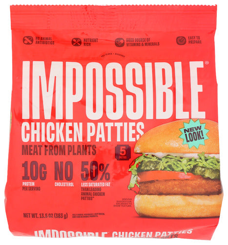 IMPOSSIBLE FOODS CHICKEN PATTIES IMPOSIBLE - 13.5 OZ