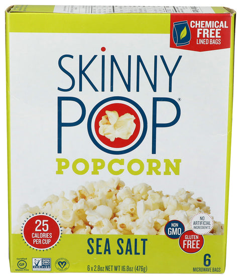 SKINNY POP POPCORN MICRO SSALT - 16.8 OZ