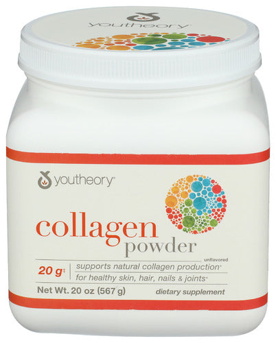 YOUTHEORY COLLAGEN POWDER UNFLVD - 20 OZ