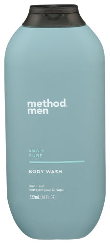 METHOD HOME CARE WASH BDY MEN SEA N SURF - 18 OZ