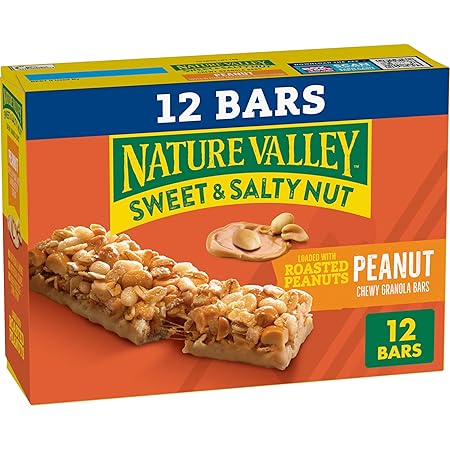 Nature Valley Granola Bars, Sweet and Salty Nut, Peanut, 12 Bars, 14.4 oz