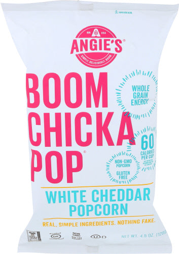 Angies 
Popcorn Boomchka Chdr, 4.5 OZ.