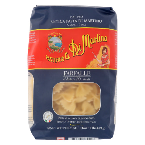 Di Martino
Pasta Farfalle, 1 LB.