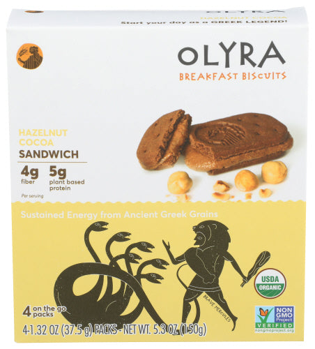 Olyra Biscuit Brkst Hzlnt Cocoa, 5.3 OZ.