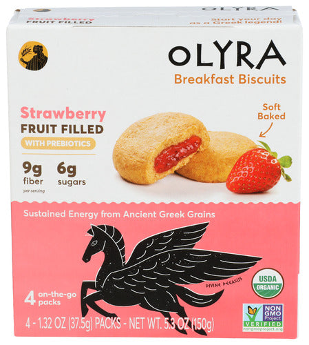 Olyra Biscuit Frt Strwbrry Org, 5.28 OZ.