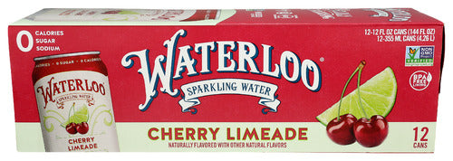 WATERLOO SPARKLING WATER WATER CHRRY LMADE SPRKLNG - 144 FO