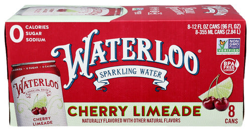 WATERLOO SPARKLING WATER SPRKLNG WTR CHRY LMD 8PK - 96 FO