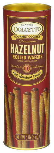 Dolcetto 
Wafer Roll Hazelnut, 3 OZ.