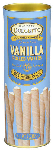 Dolcetto 
Wafer Rolls Vanilla, 3 OZ.