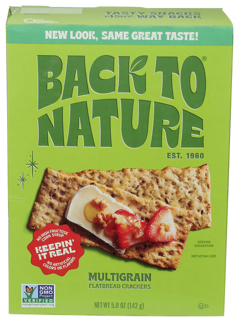 Back To Nature 
Crackers Fltbread Mltgrn, 5 OZ.
