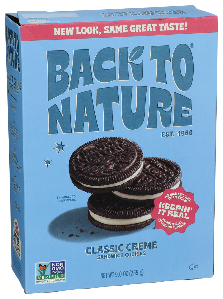 Back To Nature 
Cookies Sw Clssc Creme, 9 OZ.