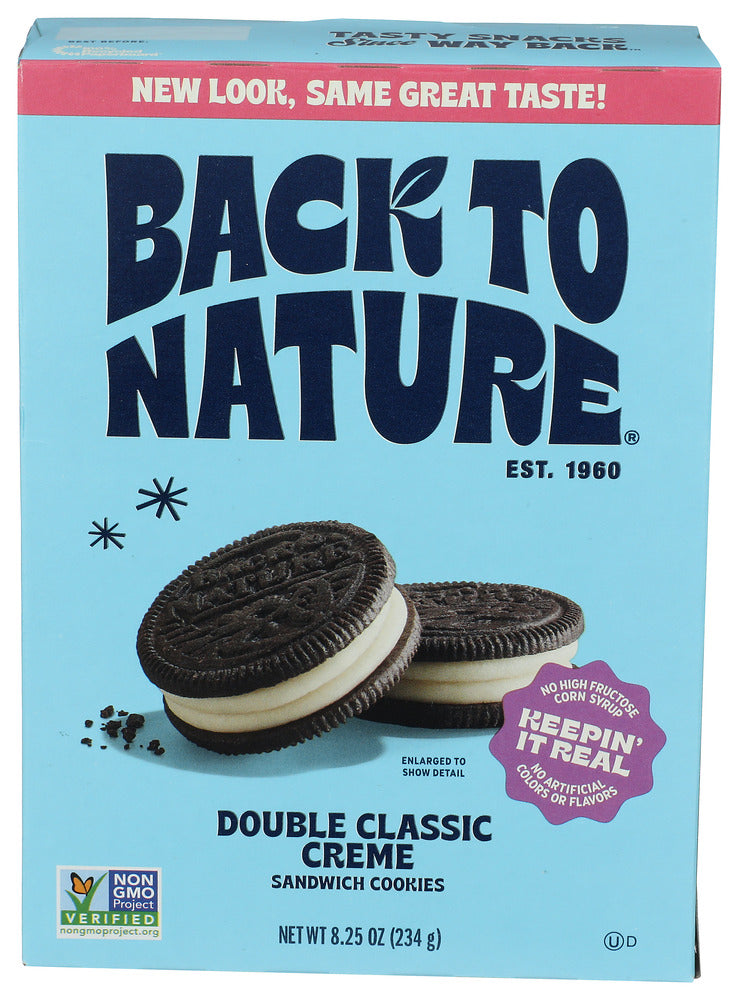 Back To Nature 
Cookies Sw Dbl Clssc Crm, 8.25 OZ.