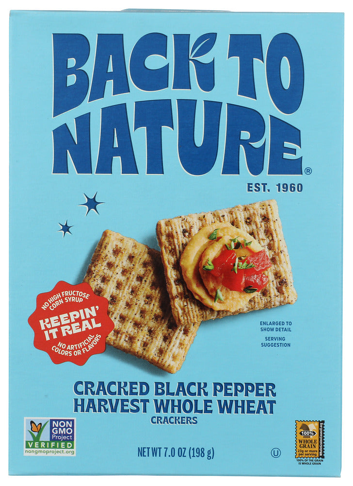 Back To Nature 
Crackers Crk Bp Whl Wht, 7 OZ.
