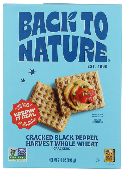 Back To Nature 
Crackers Crk Bp Whl Wht, 7 OZ.
