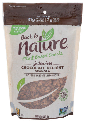 Back To Nature 
Granola Choc Dlight, 11 OZ.