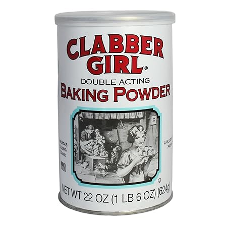 Clabber Girl Double Acting Baking Powder, 22 Ounce (Pack of 12)