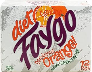 Faygo diet orange soda, 12-pack 12-fl. oz. cans