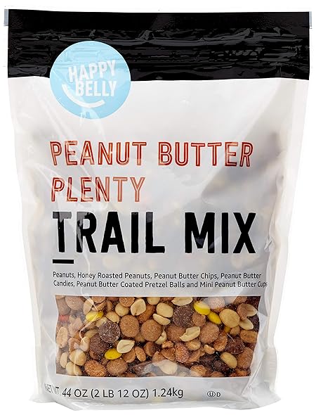 Amazon Brand - Happy Belly Peanut Butter Plenty, Trail Mix, 2.75 pound (Pack of 1)