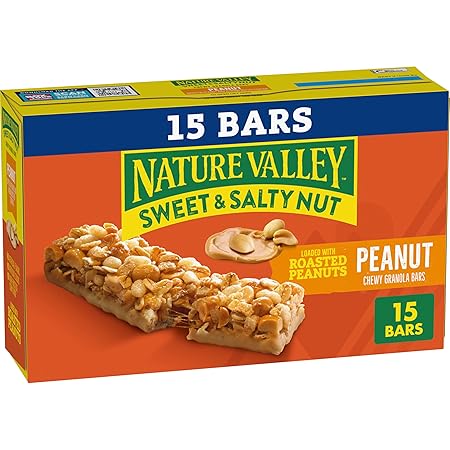 Nature Valley Sweet and Salty Nut Granola Bars, Peanut, 15 Bars, 18 oz