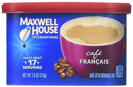 Maxwell House International Coffee Cafe Francais, 7.6-ounce Cans (Pack of 3)