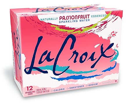 LaCroix Sparkling Water, Passionfruit, 12 Fl Oz (pack of 12)