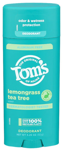 TOMS OF MAINE DEODORANT STK LMNGRS TEA - 3.25 OZ
