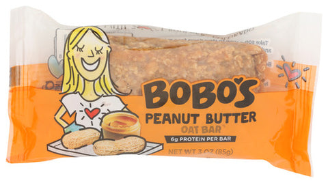 Bobos Oat Bars 
Bar Oat Pnut Btr, 3 OZ.