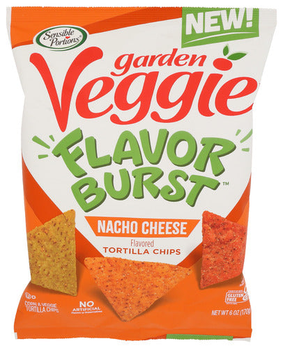 SENSIBLE PORTIONS CHIPS TRTLLA NACHO - 6 OZ