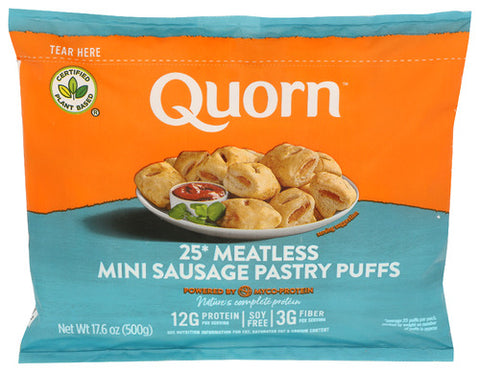 Quorn Sausage Mtlss Mni Pstry, 17.6 OZ.