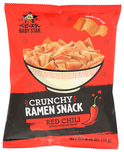 Baby Star
Ramen Snck Wd Red Chili, 2.46 OZ.