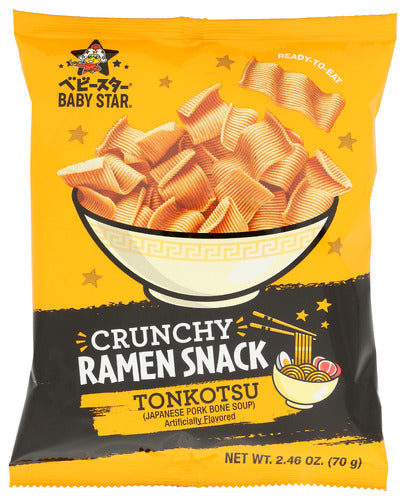 Baby Star
Ramen Snck Wd Tonkotsu, 2.46 OZ.