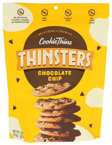THINSTERS COOKIE THIN CHOC CHIP - 4 OZ