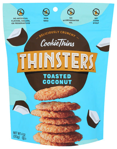 THINSTERS COOKIE THIN COCONUT - 4 OZ